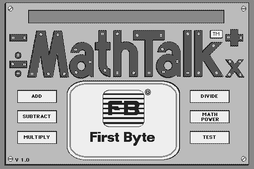 Screenshot for MathTalk v1.0